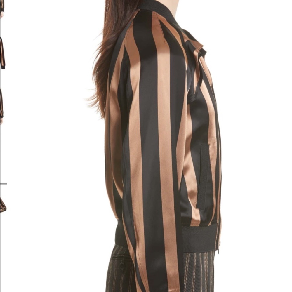 🆕 3.1 Phillip Lim Black&Brown  Bomber Jacket😍 - Picture 6 of 7